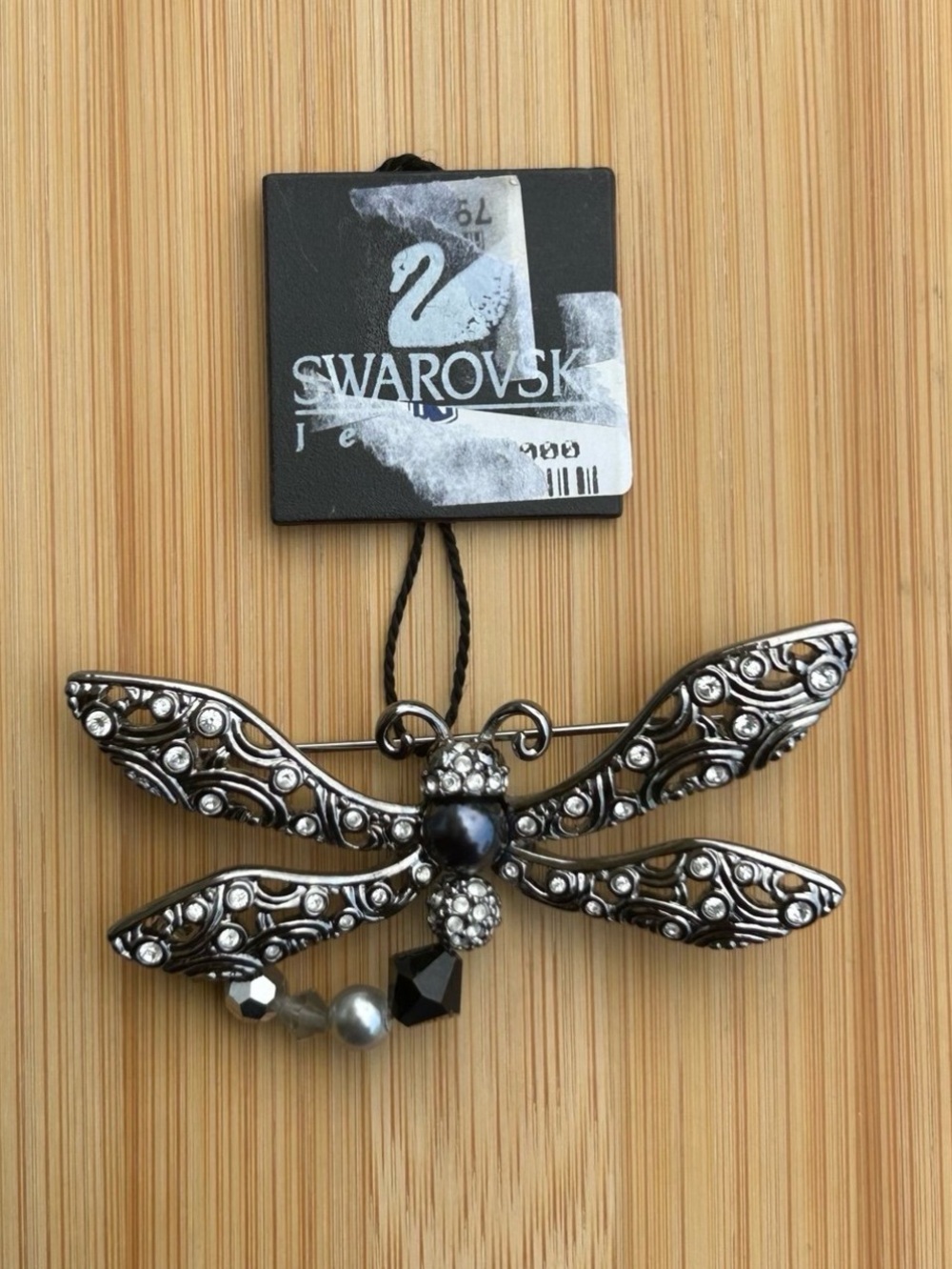 NWT Swarovski dragonfly brooch pin